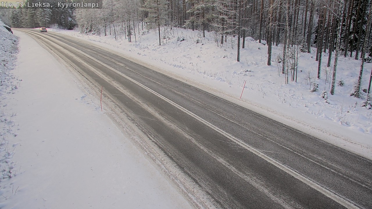 Weather Camera Image Road 73 Lieksa, Kyyrönlampi, Lieksa, Pohjois-Karjala