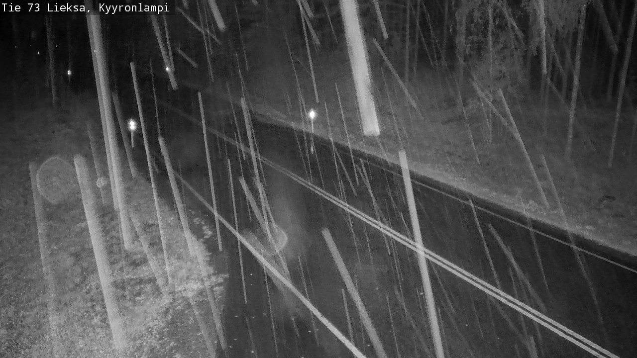 Weather Camera Image Road 73 Lieksa, Kyyrönlampi, Lieksa, Pohjois-Karjala