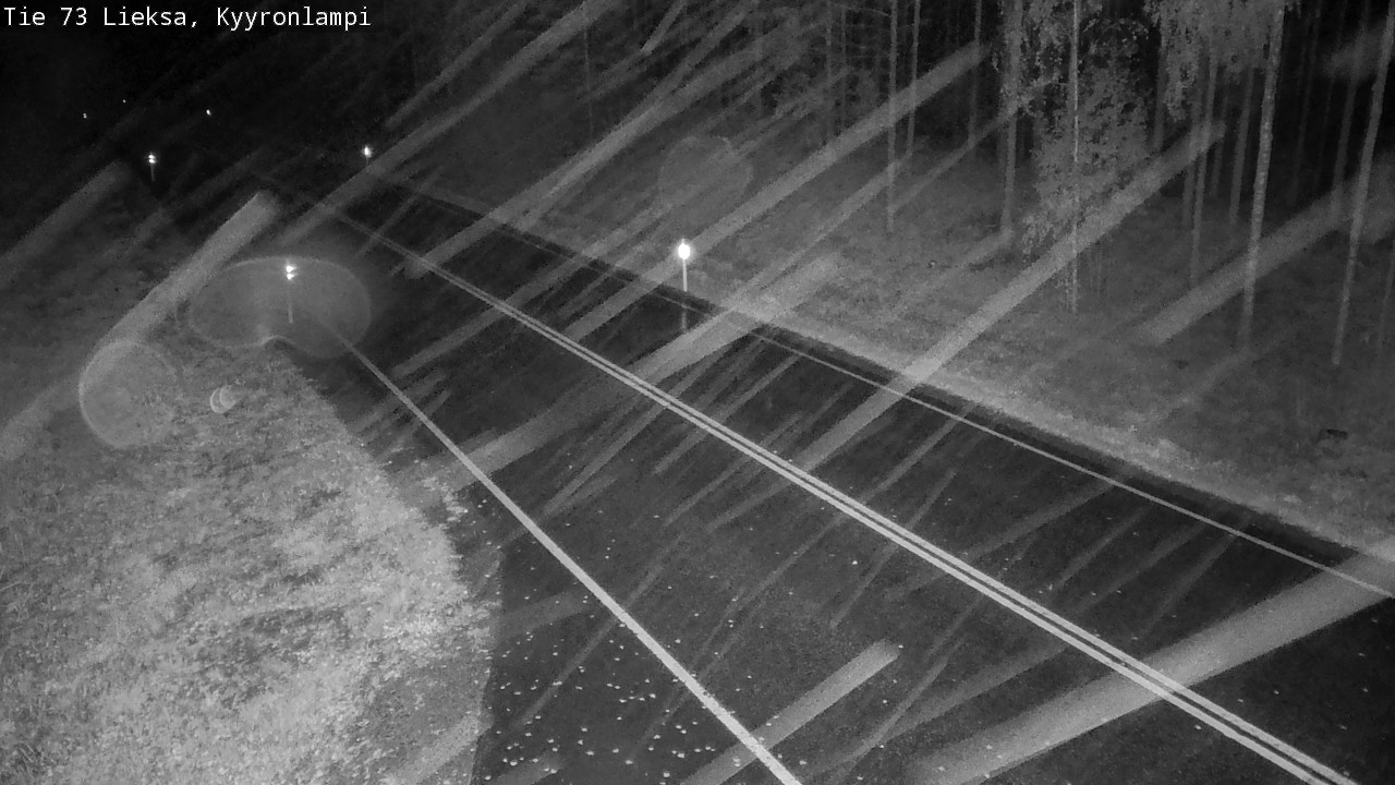 Weather Camera Image Road 73 Lieksa, Kyyrönlampi, Lieksa, Pohjois-Karjala