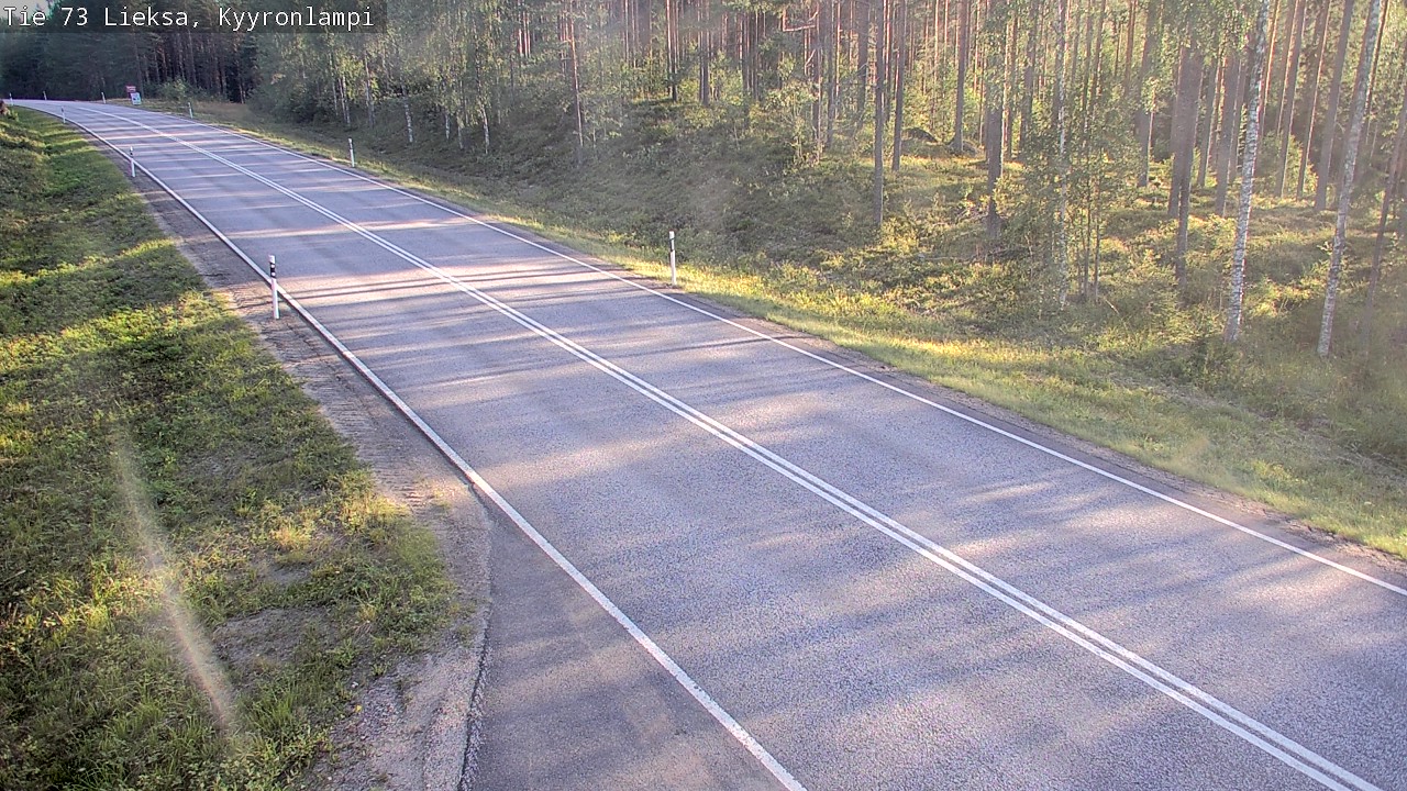 Kelikamerat Kuva Tie 73 Lieksa, Kyyrönlampi, Lieksa, Pohjois-Karjala