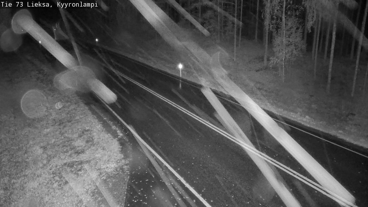 Weather Camera Image Road 73 Lieksa, Kyyrönlampi, Lieksa, Pohjois-Karjala