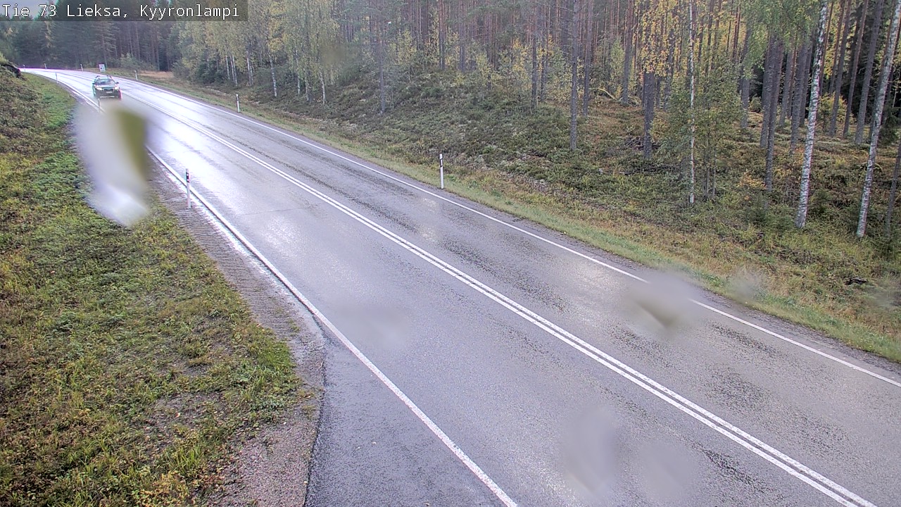 Weather Camera Image Road 73 Lieksa, Kyyrönlampi, Lieksa, Pohjois-Karjala