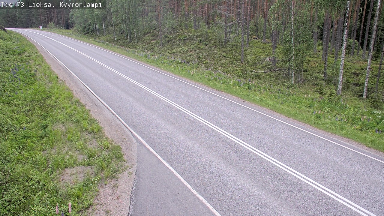Kelikamerat Kuva Tie 73 Lieksa, Kyyrönlampi, Lieksa, Pohjois-Karjala