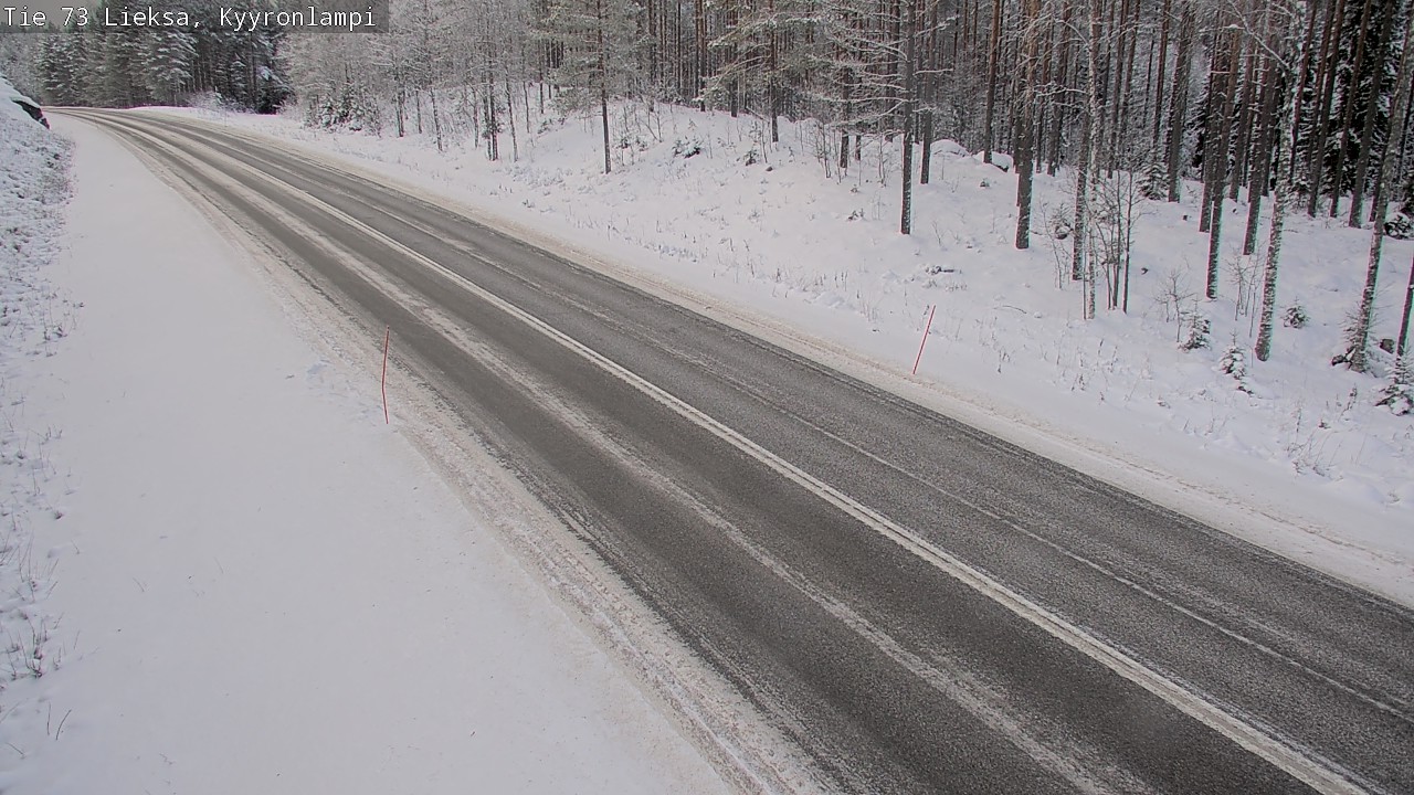 Weather Camera Image Road 73 Lieksa, Kyyrönlampi, Lieksa, Pohjois-Karjala