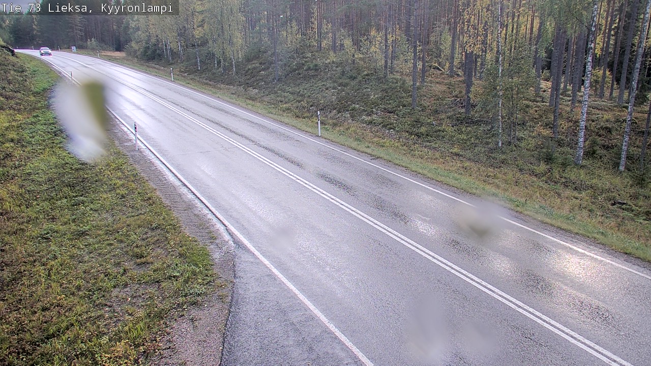 Weather Camera Image Road 73 Lieksa, Kyyrönlampi, Lieksa, Pohjois-Karjala