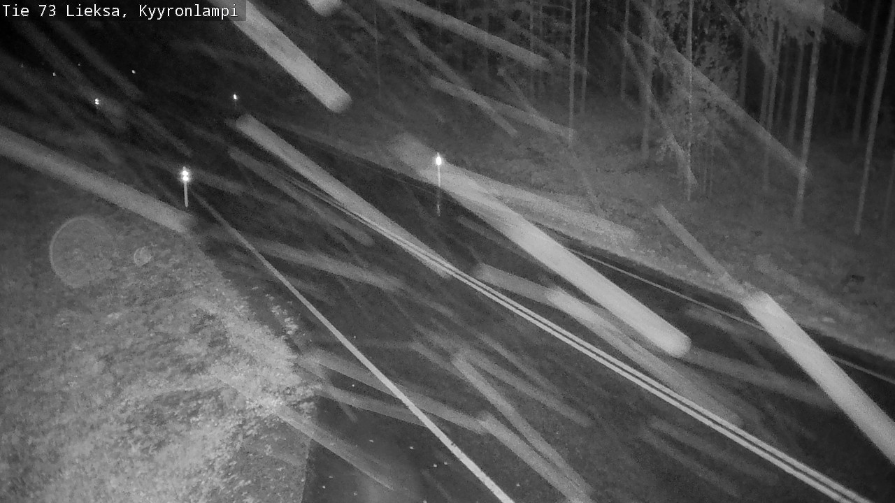 Weather Camera Image Road 73 Lieksa, Kyyrönlampi, Lieksa, Pohjois-Karjala