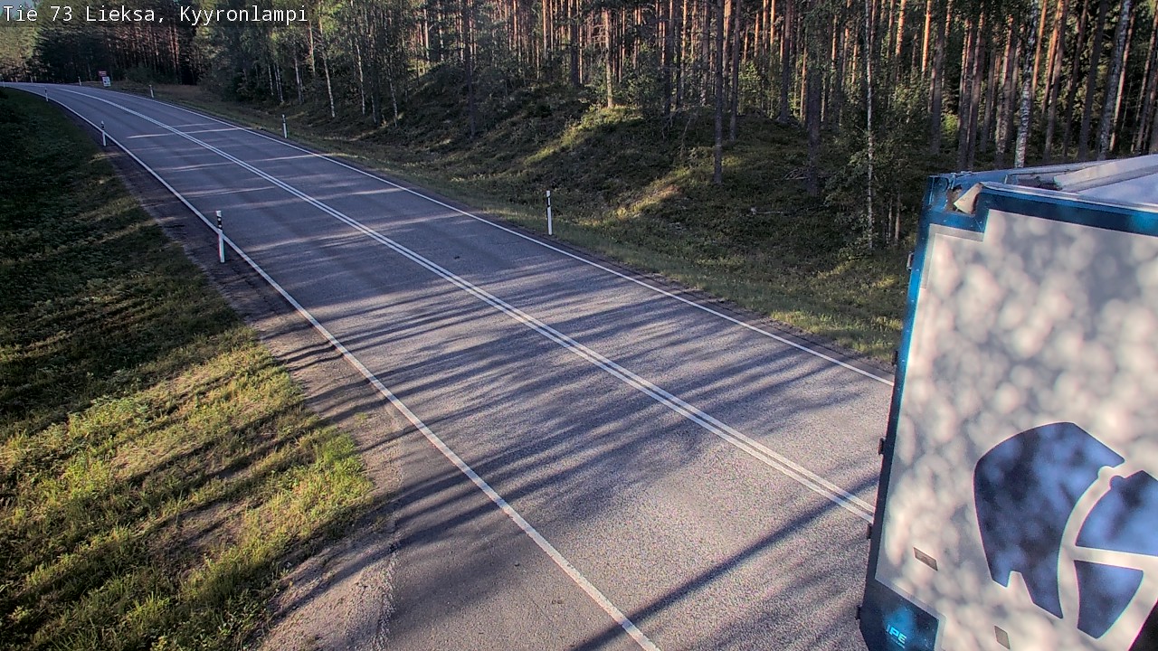 Weather Camera Image Road 73 Lieksa, Kyyrönlampi, Lieksa, Pohjois-Karjala