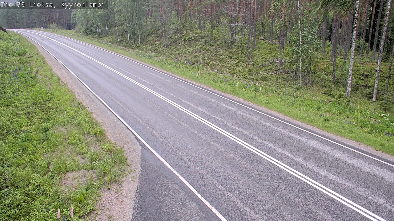 Kelikamerat Kuva Tie 73 Lieksa, Kyyrönlampi, Lieksa, Pohjois-Karjala