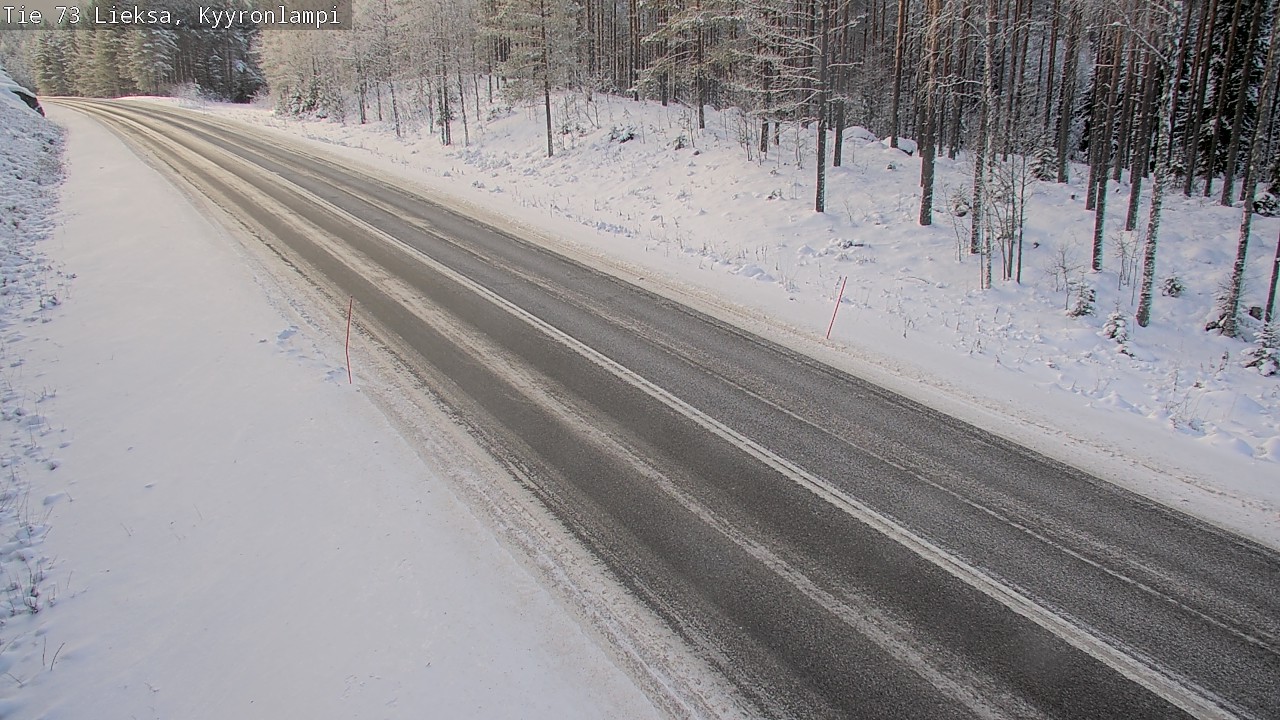 Weather Camera Image Road 73 Lieksa, Kyyrönlampi, Lieksa, Pohjois-Karjala