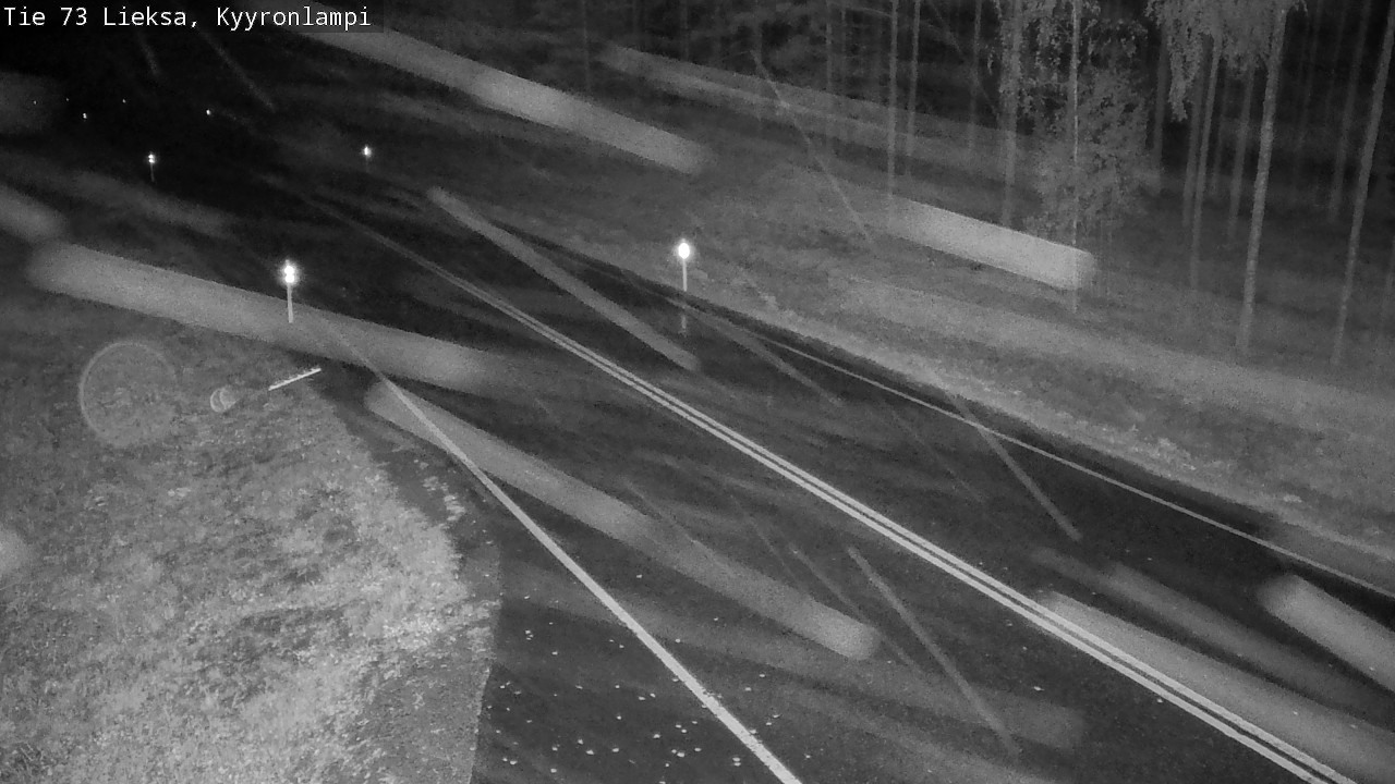 Weather Camera Image Road 73 Lieksa, Kyyrönlampi, Lieksa, Pohjois-Karjala