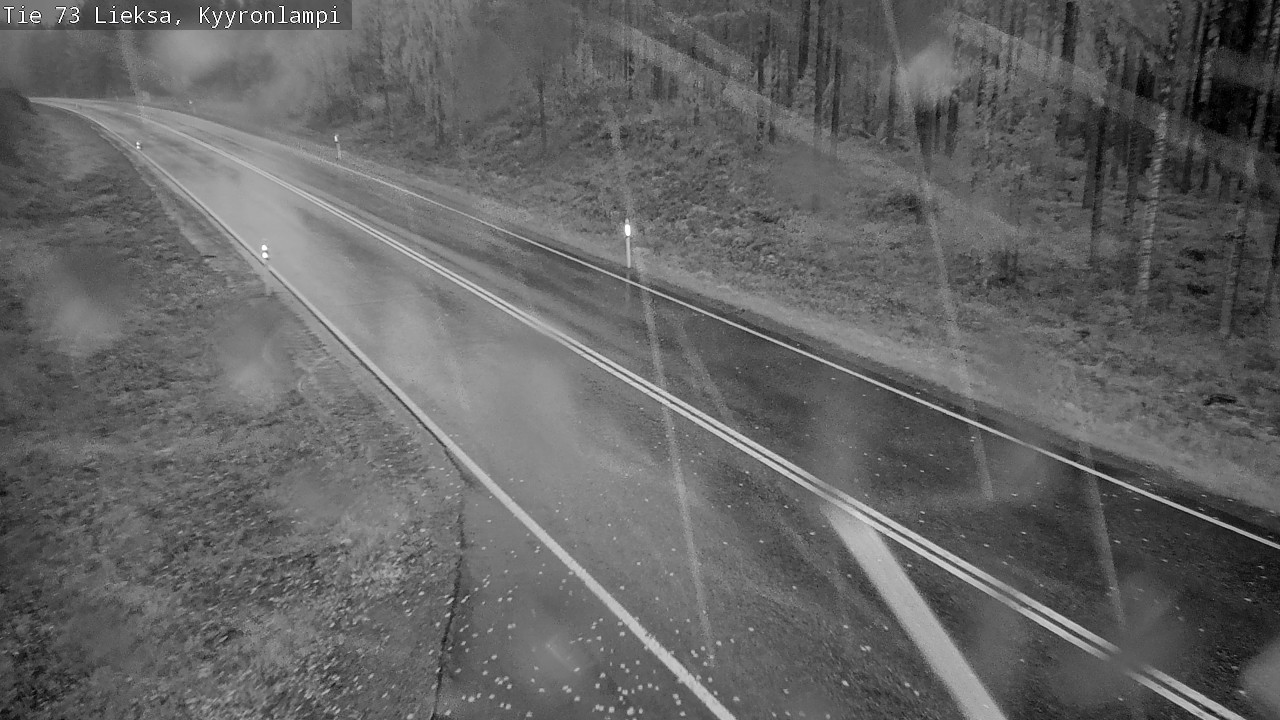 Weather Camera Image Road 73 Lieksa, Kyyrönlampi, Lieksa, Pohjois-Karjala