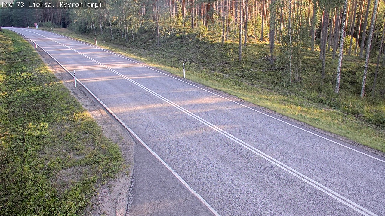 Kelikamerat Kuva Tie 73 Lieksa, Kyyrönlampi, Lieksa, Pohjois-Karjala