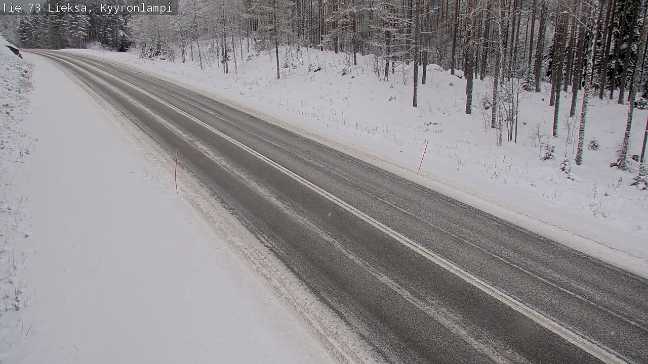 Weather Camera Image Road 73 Lieksa, Kyyrönlampi, Lieksa, Pohjois-Karjala