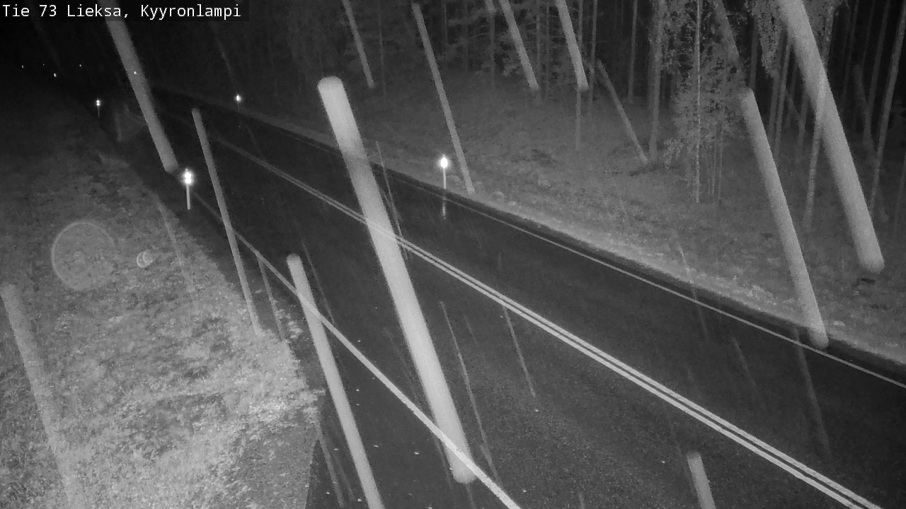 Weather Camera Image Road 73 Lieksa, Kyyrönlampi, Lieksa, Pohjois-Karjala
