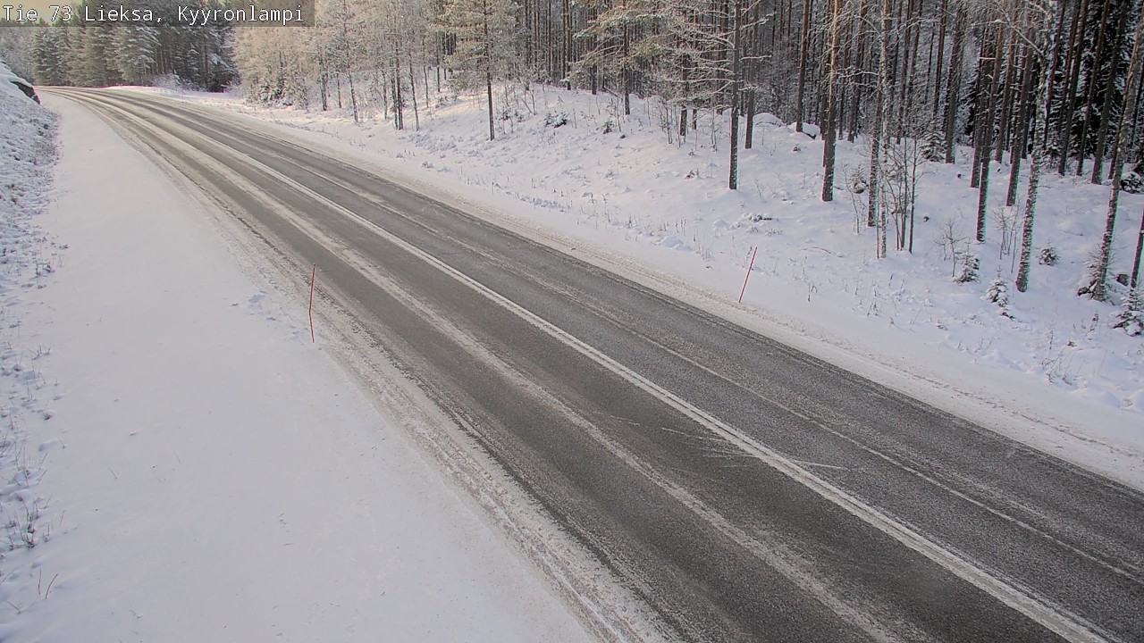 Weather Camera Image Road 73 Lieksa, Kyyrönlampi, Lieksa, Pohjois-Karjala
