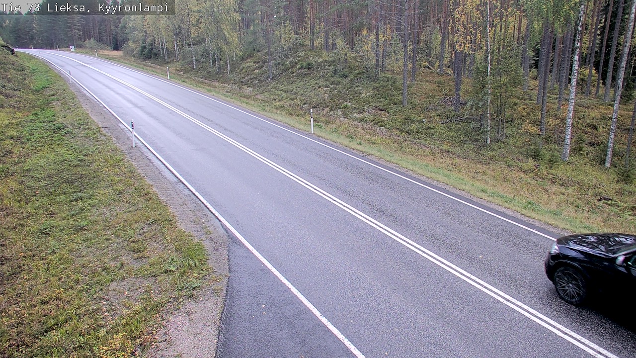 Weather Camera Image Road 73 Lieksa, Kyyrönlampi, Lieksa, Pohjois-Karjala