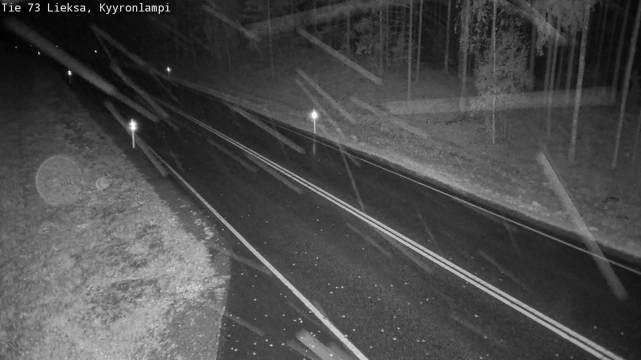 Weather Camera Image Road 73 Lieksa, Kyyrönlampi, Lieksa, Pohjois-Karjala