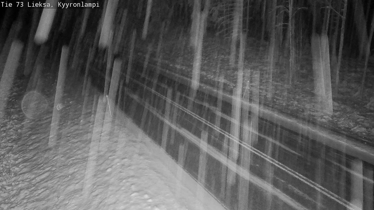 Weather Camera Image Väg 73 Lieksa, Kyyrönlampi, Lieksa, Pohjois-Karjala
