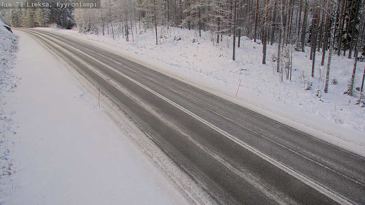 Weather Camera Image Road 73 Lieksa, Kyyrönlampi, Lieksa, Pohjois-Karjala