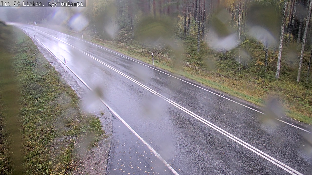 Weather Camera Image Road 73 Lieksa, Kyyrönlampi, Lieksa, Pohjois-Karjala