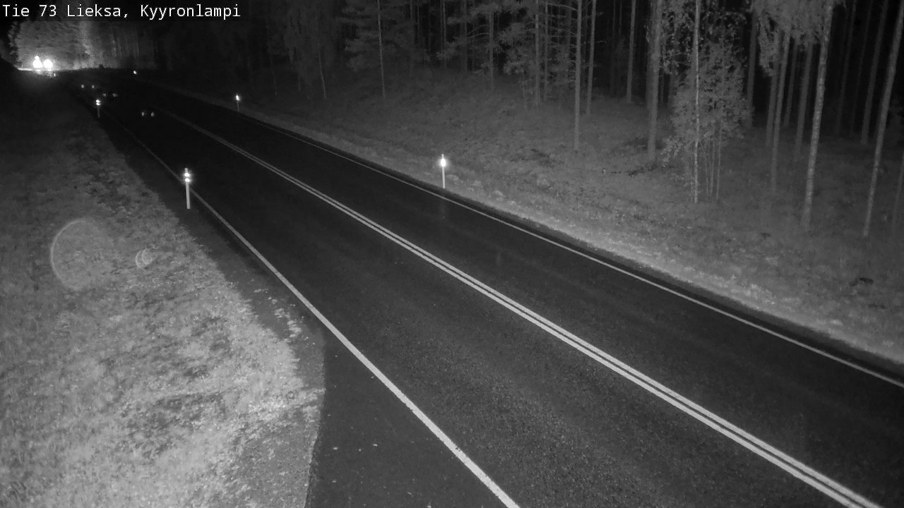 Weather Camera Image Road 73 Lieksa, Kyyrönlampi, Lieksa, Pohjois-Karjala