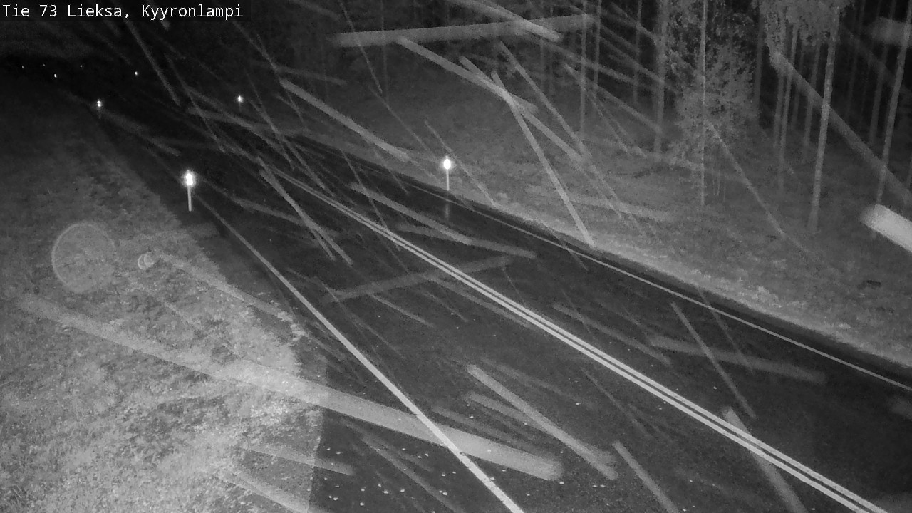 Weather Camera Image Road 73 Lieksa, Kyyrönlampi, Lieksa, Pohjois-Karjala