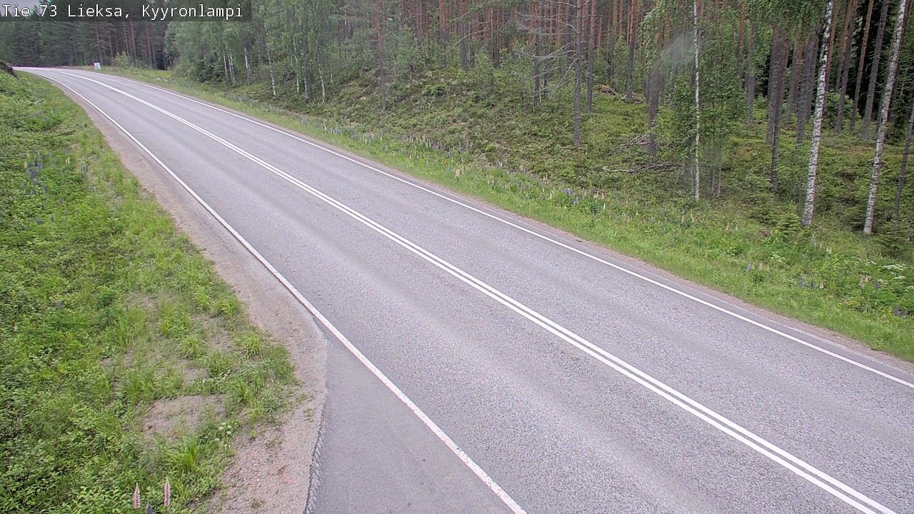 Kelikamerat Kuva Tie 73 Lieksa, Kyyrönlampi, Lieksa, Pohjois-Karjala