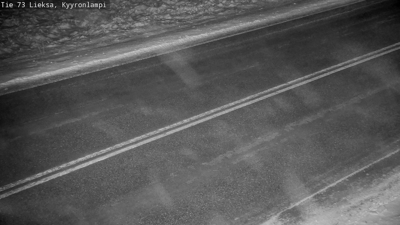 Weather Camera Image Road 73 Lieksa, Kyyrönlampi, Lieksa, Pohjois-Karjala