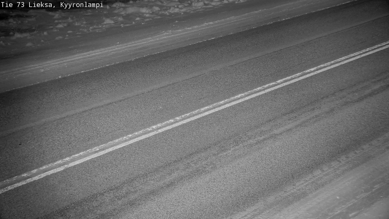 Weather Camera Image Road 73 Lieksa, Kyyrönlampi, Lieksa, Pohjois-Karjala