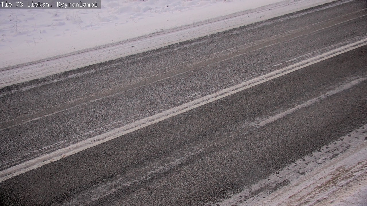 Weather Camera Image Road 73 Lieksa, Kyyrönlampi, Lieksa, Pohjois-Karjala