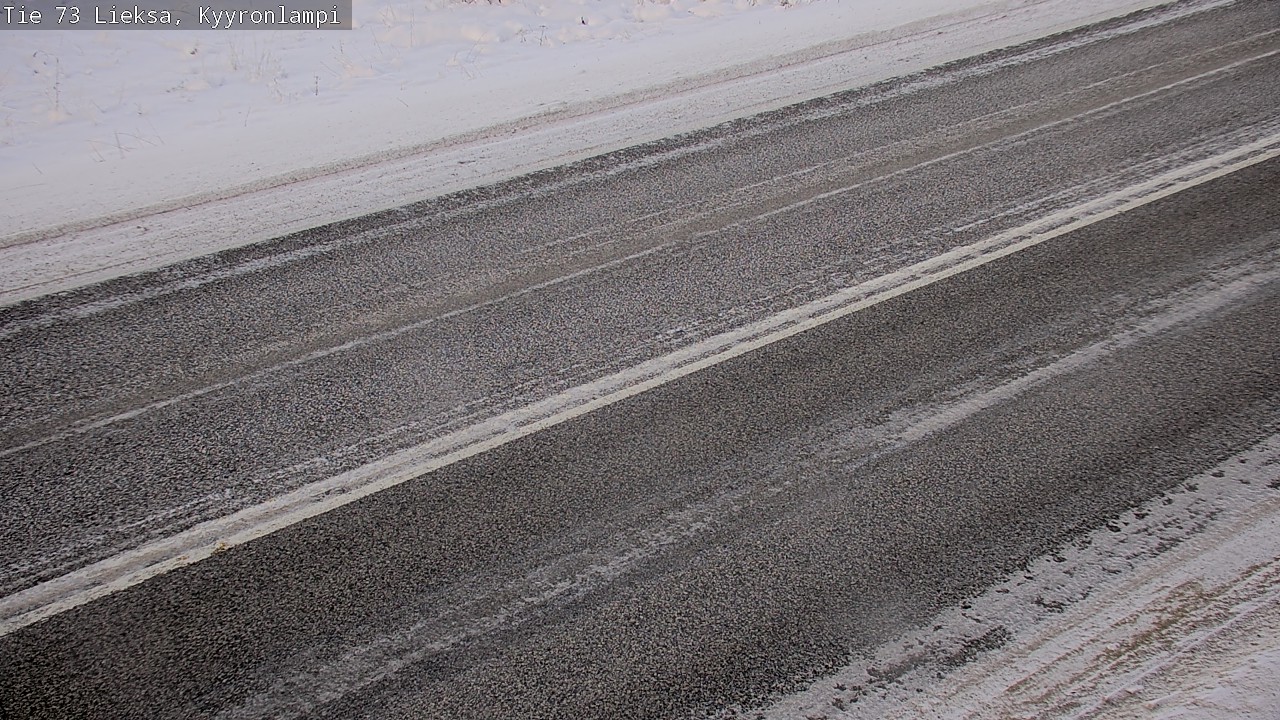 Weather Camera Image Road 73 Lieksa, Kyyrönlampi, Lieksa, Pohjois-Karjala