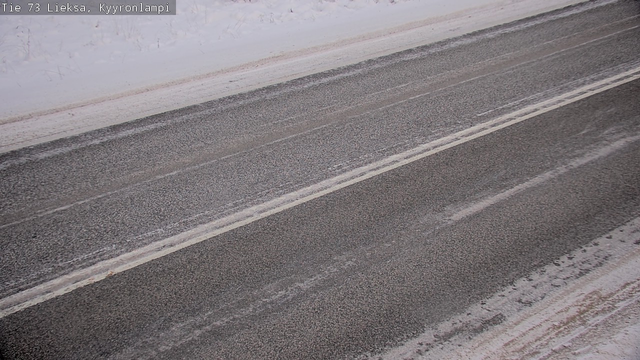 Weather Camera Image Road 73 Lieksa, Kyyrönlampi, Lieksa, Pohjois-Karjala