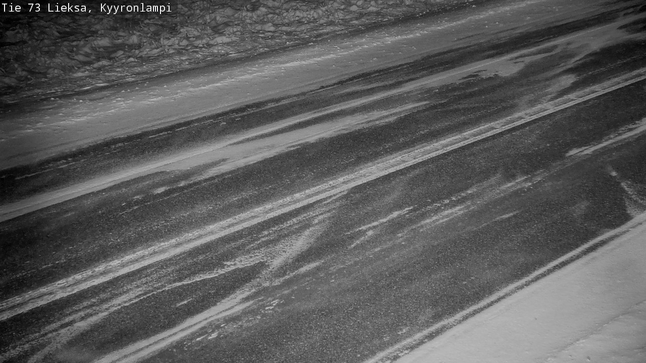 Weather Camera Image Väg 73 Lieksa, Kyyrönlampi, Lieksa, Pohjois-Karjala