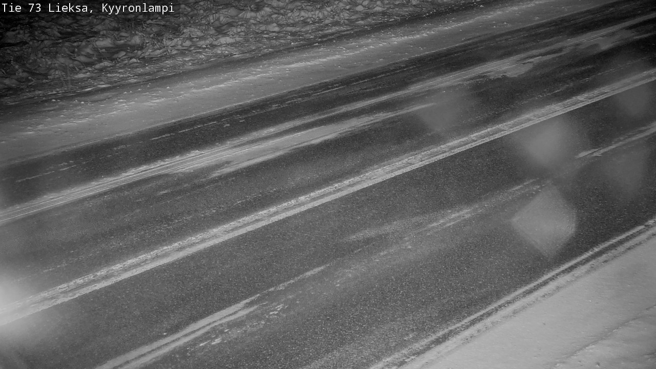 Weather Camera Image Väg 73 Lieksa, Kyyrönlampi, Lieksa, Pohjois-Karjala
