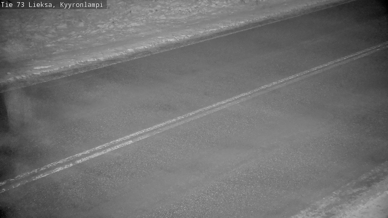 Weather Camera Image Road 73 Lieksa, Kyyrönlampi, Lieksa, Pohjois-Karjala