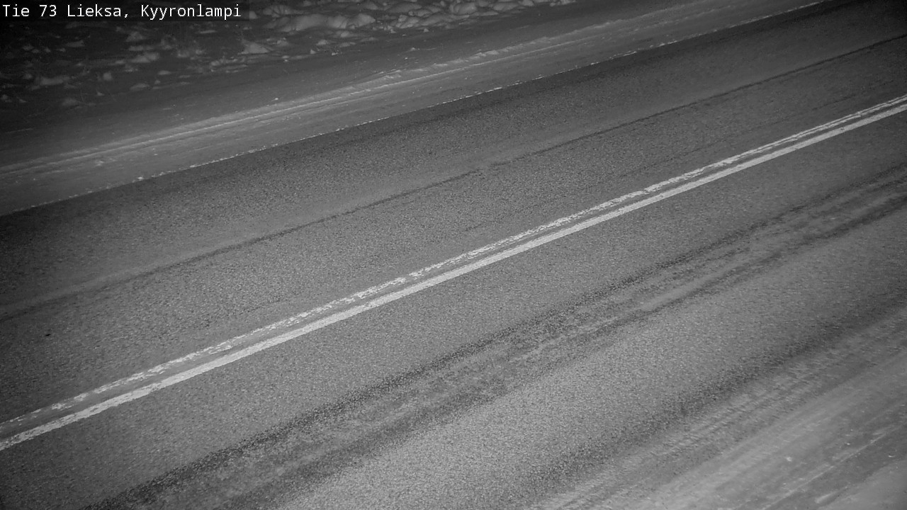 Weather Camera Image Road 73 Lieksa, Kyyrönlampi, Lieksa, Pohjois-Karjala