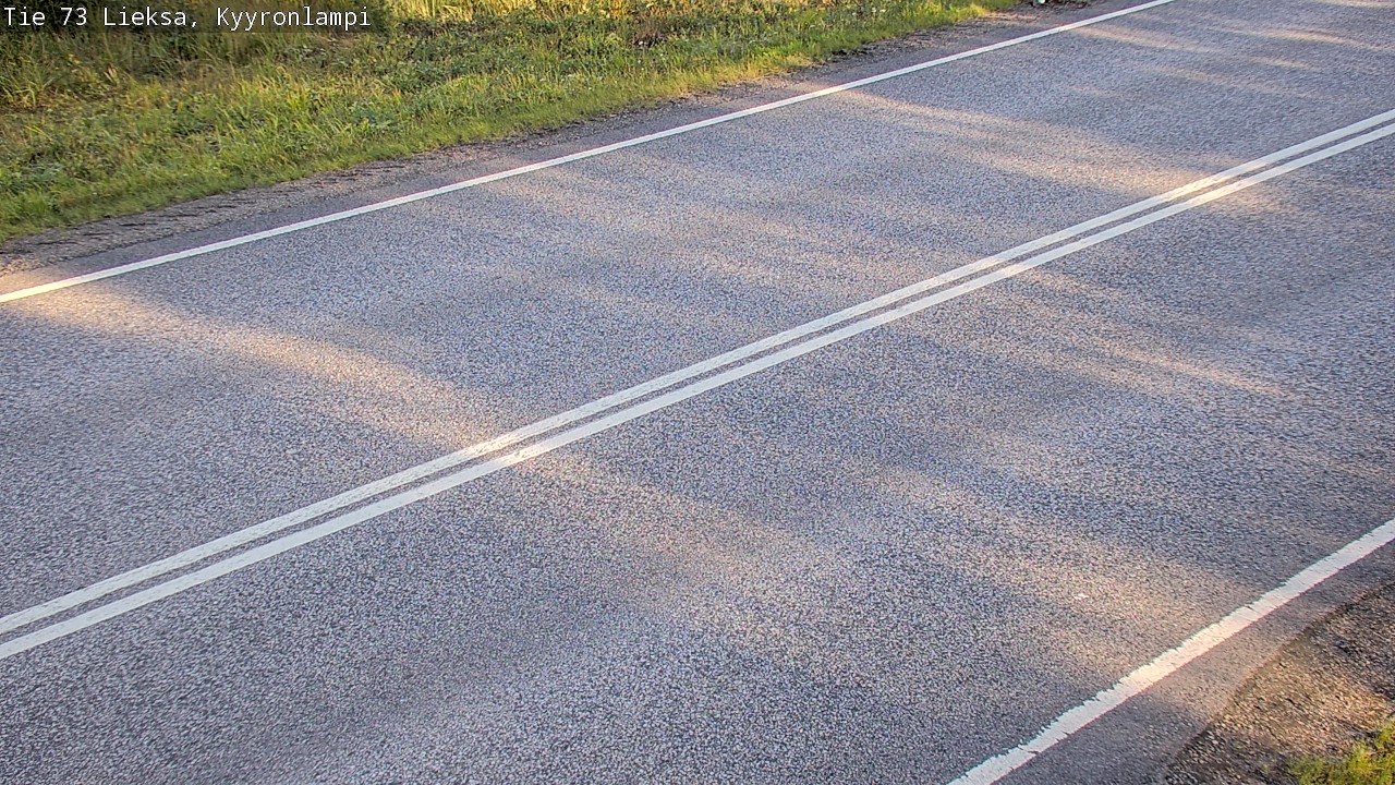 Weather Camera Image Väg 73 Lieksa, Kyyrönlampi, Lieksa, Pohjois-Karjala