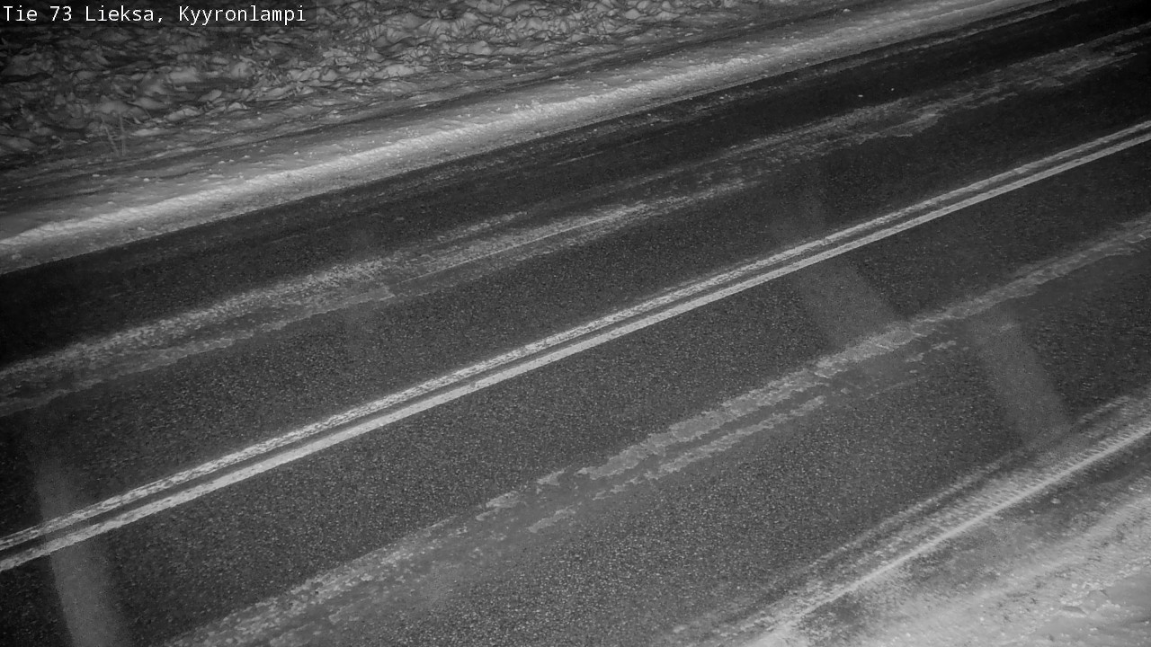 Weather Camera Image Road 73 Lieksa, Kyyrönlampi, Lieksa, Pohjois-Karjala