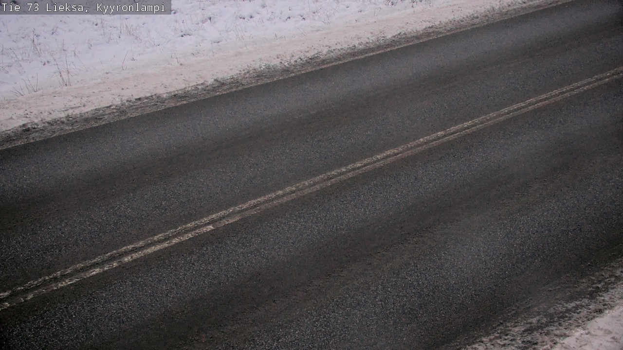 Weather Camera Image Road 73 Lieksa, Kyyrönlampi, Lieksa, Pohjois-Karjala