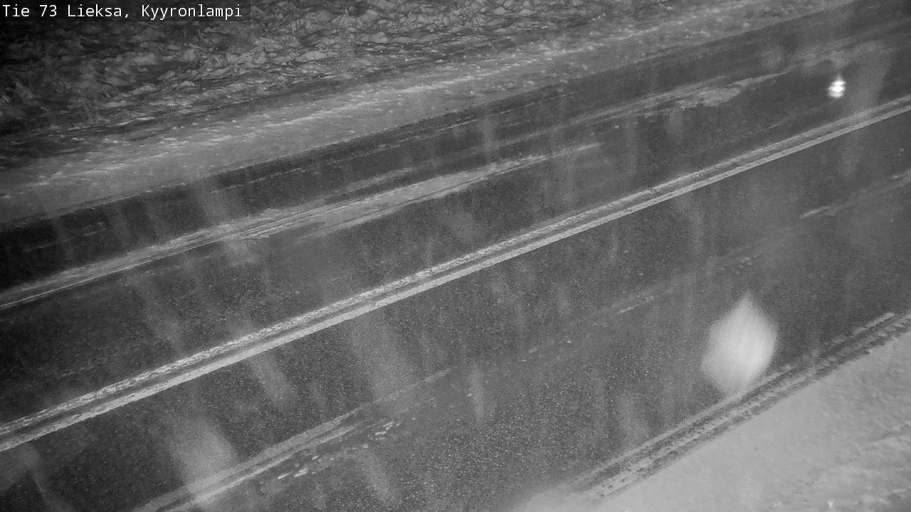 Weather Camera Image Road 73 Lieksa, Kyyrönlampi, Lieksa, Pohjois-Karjala