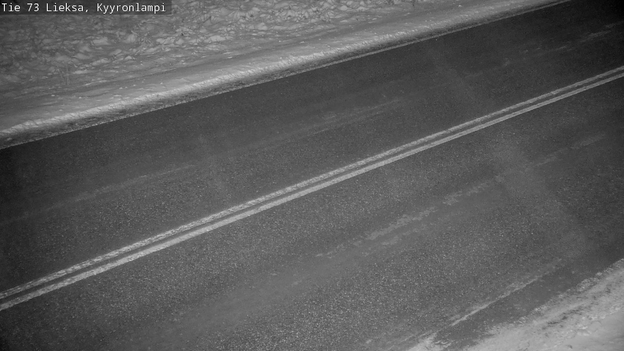 Weather Camera Image Road 73 Lieksa, Kyyrönlampi, Lieksa, Pohjois-Karjala