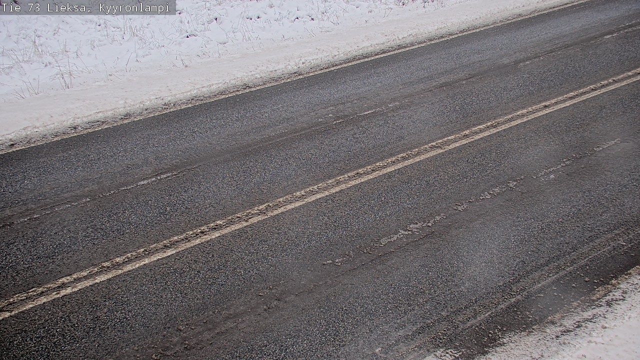 Weather Camera Image Road 73 Lieksa, Kyyrönlampi, Lieksa, Pohjois-Karjala