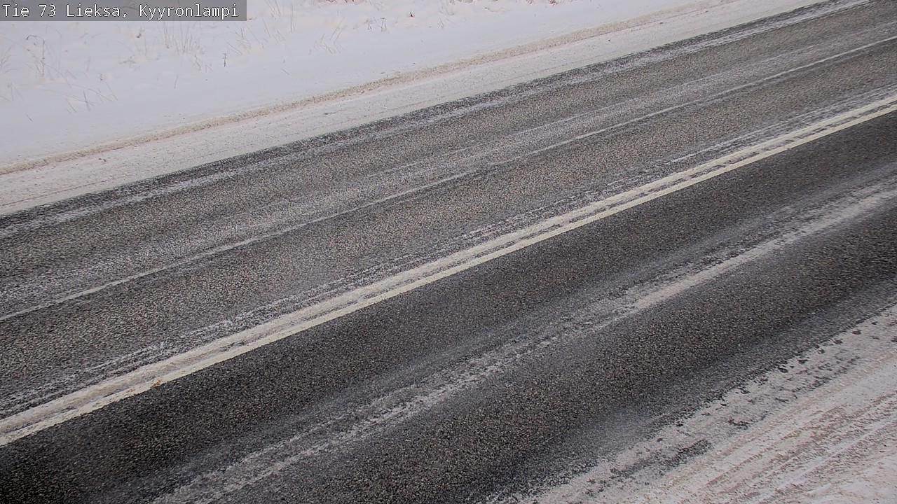 Weather Camera Image Väg 73 Lieksa, Kyyrönlampi, Lieksa, Pohjois-Karjala