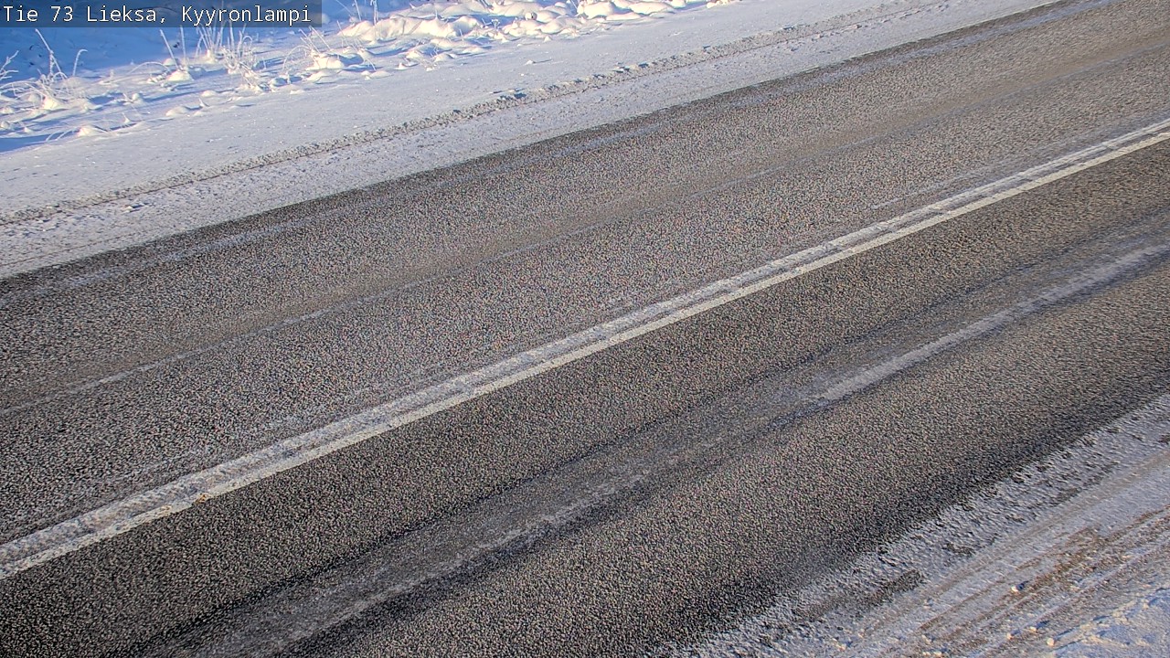 Weather Camera Image Road 73 Lieksa, Kyyrönlampi, Lieksa, Pohjois-Karjala