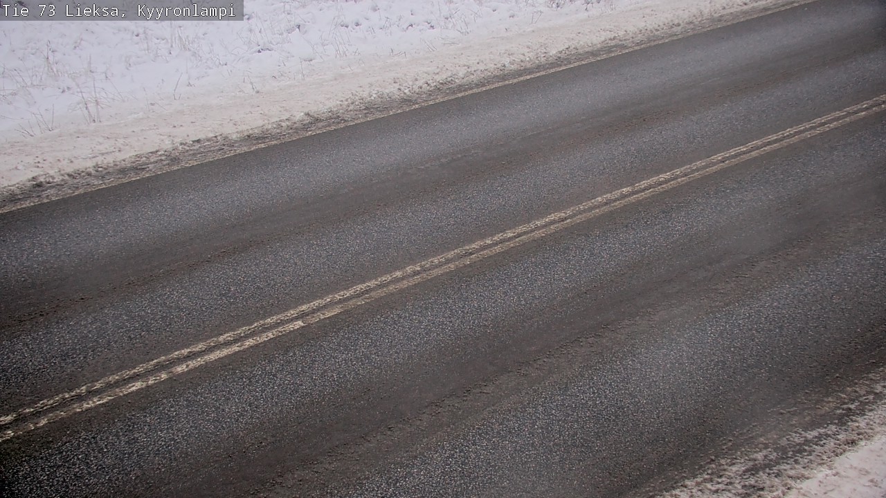 Weather Camera Image Road 73 Lieksa, Kyyrönlampi, Lieksa, Pohjois-Karjala