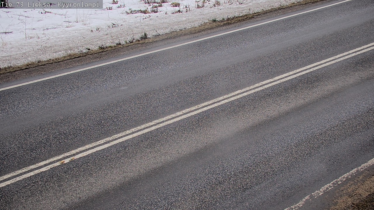 Weather Camera Image Väg 73 Lieksa, Kyyrönlampi, Lieksa, Pohjois-Karjala