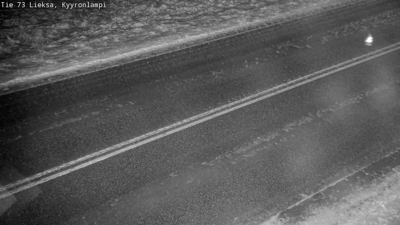 Weather Camera Image Road 73 Lieksa, Kyyrönlampi, Lieksa, Pohjois-Karjala