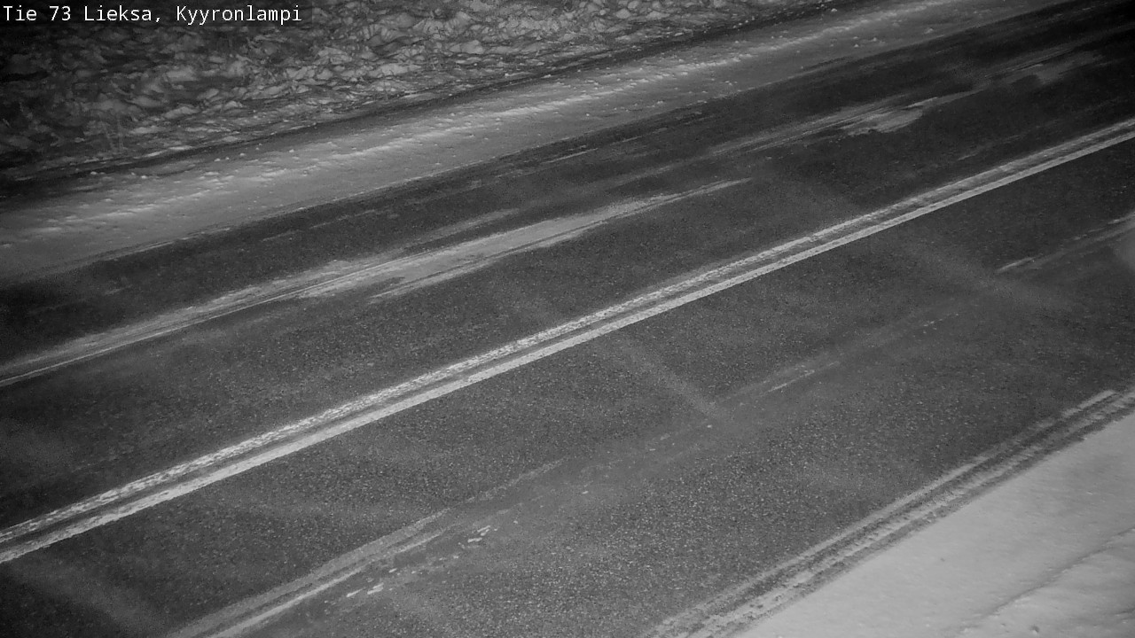 Weather Camera Image Road 73 Lieksa, Kyyrönlampi, Lieksa, Pohjois-Karjala