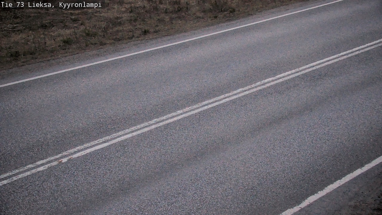 Weather Camera Image Väg 73 Lieksa, Kyyrönlampi, Lieksa, Pohjois-Karjala