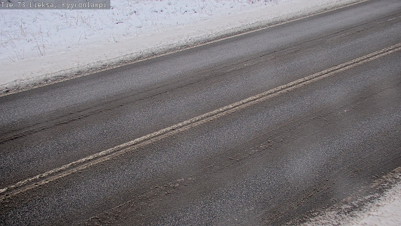 Weather Camera Image Road 73 Lieksa, Kyyrönlampi, Lieksa, Pohjois-Karjala